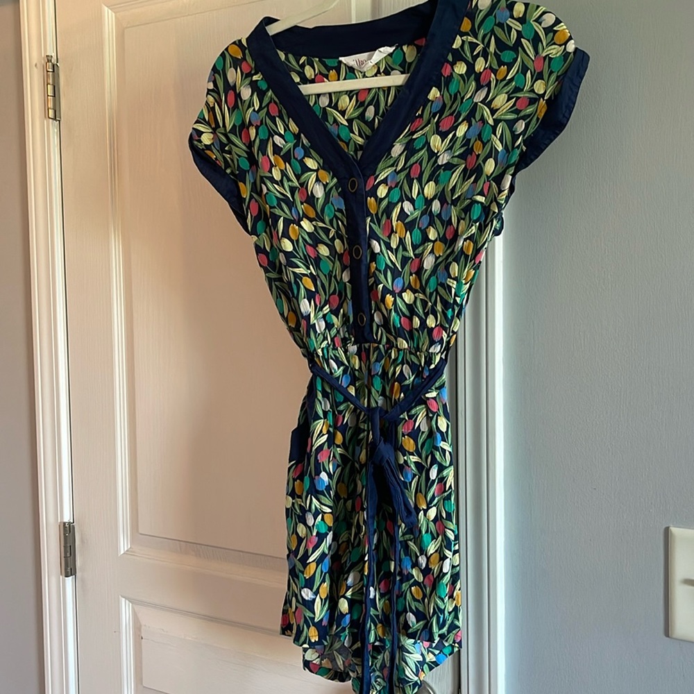 Floral romper with pockets !